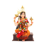 Durga Sitting On Base