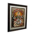 Goddess Saraswati Canvas Painting