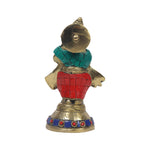 Brass Musical Ganesha Idol