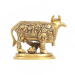 Brass Cow With Calf