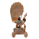Brass Kartikeya - Multicolor - Stone Work