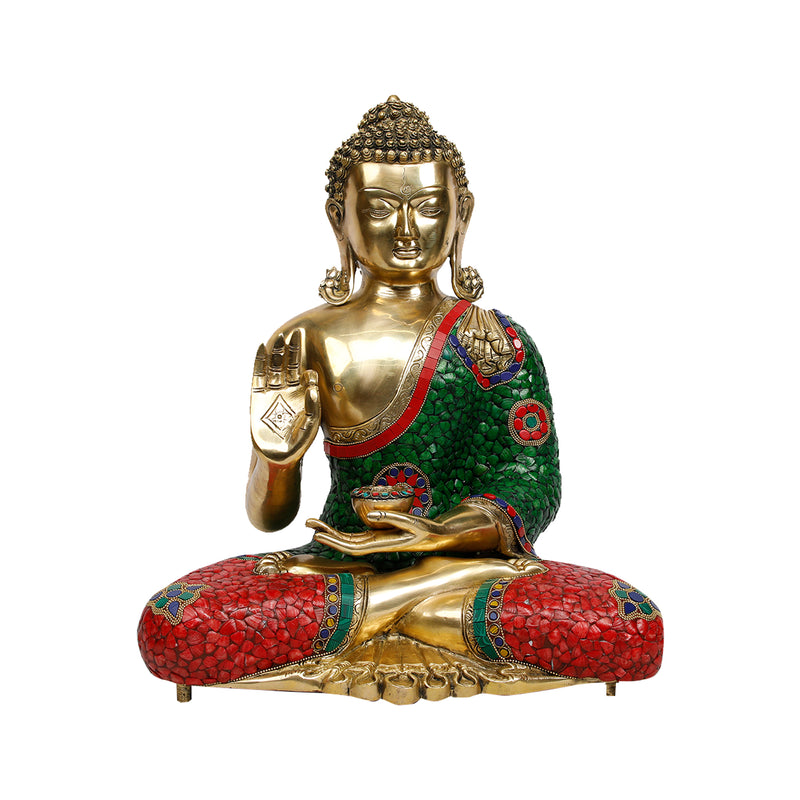 Buddha with Stone Work