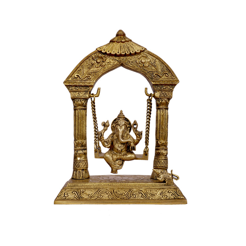 Brass Swing Arch Ganesha