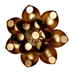 Metal Lotus Flower T-Light
