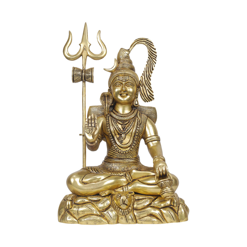 Brass Shiva Idol