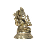 Ganesha sitting on base