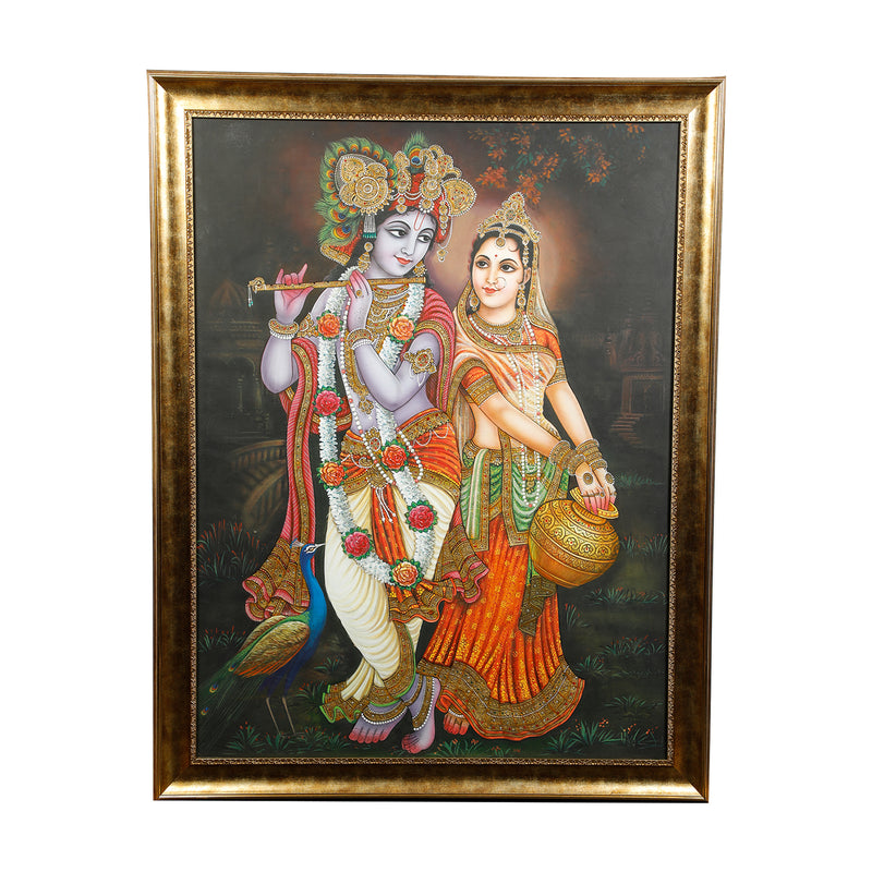 Radha Krishna Canvas Painting
