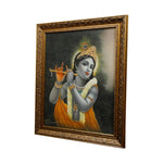 Krishna Playing Flute Canvas Painting