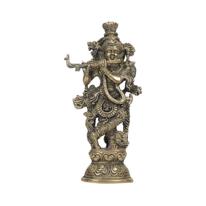 Brass Krishna Idol