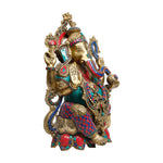 Brass Ganesh Sitting on Lotus Base