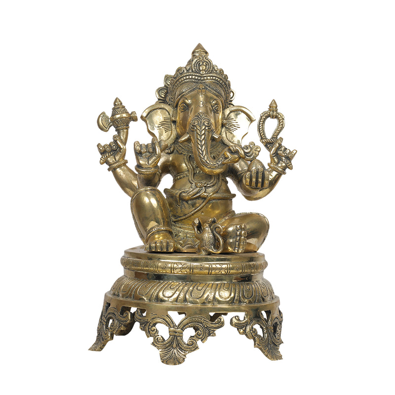 Brass Ganesh Idol