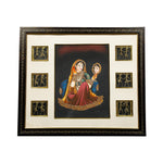 Lady with Mirror Canvas Painting