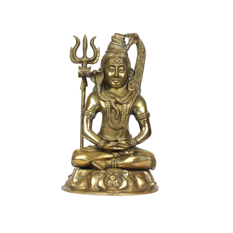 Shiva Sitting On Base