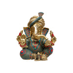 Brass Pagdi Ganesh