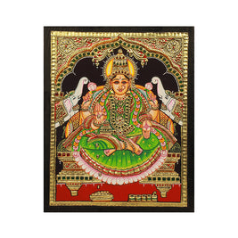 Gaja Lakshmi Tanjore Paintings ( Against Order/ Dispatch in 45 Days)