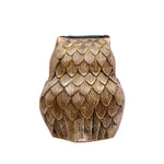 Brass Owl With Stone Work