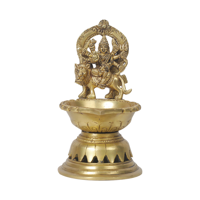 Brass Durga Lamp