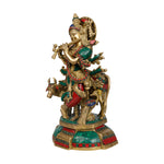 Krishna Standing with Cow