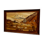 Beautiful Nature Wooden Craving Painting
