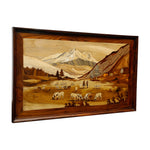 Beautiful Nature Wooden Craving Painting