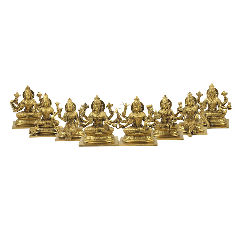 Bronze Sitting  Ashata Laxmi