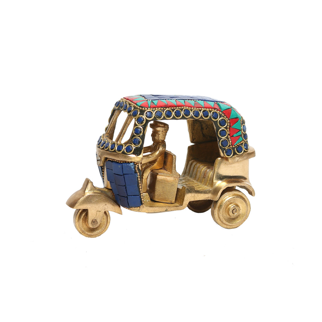 Buy Brass Auto Online | Shop Art Decor Brass Auto Rickshaw at Best ...