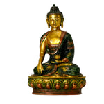 Brass Meditating Buddha