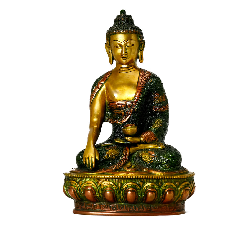 Brass Meditating Buddha