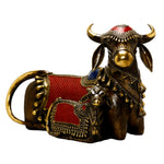 Dhokra Art Cow & Calf Sculpture