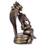 Ganesha Sitting On Snake ragaarts.myshopify.com