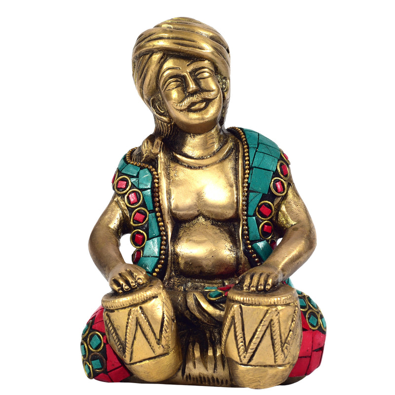 Musical Man with Stone Work ragaarts.myshopify.com