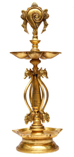Brass Shanku lamp ragaarts.myshopify.com