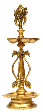 Brass Shanku lamp ragaarts.myshopify.com