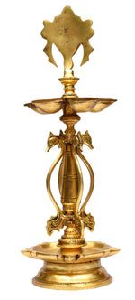 Brass Shanku lamp ragaarts.myshopify.com