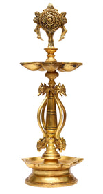 Brass Chakra lamp ragaarts.myshopify.com