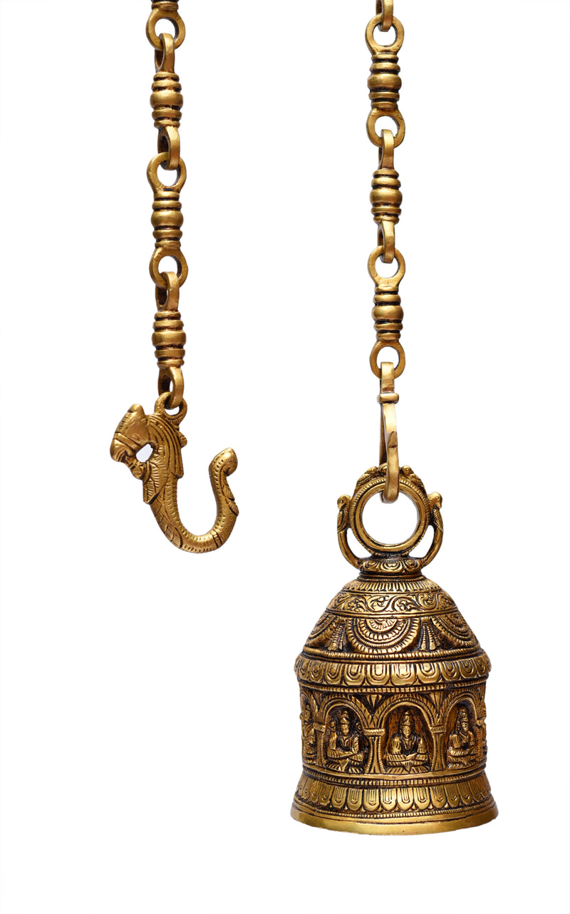 Brass Navagraha hanging Bell ragaarts.myshopify.com