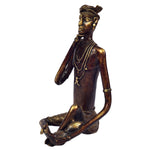 Bastar Tribal Man Sitting ragaarts.myshopify.com