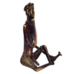Bastar Tribal Man Sitting ragaarts.myshopify.com