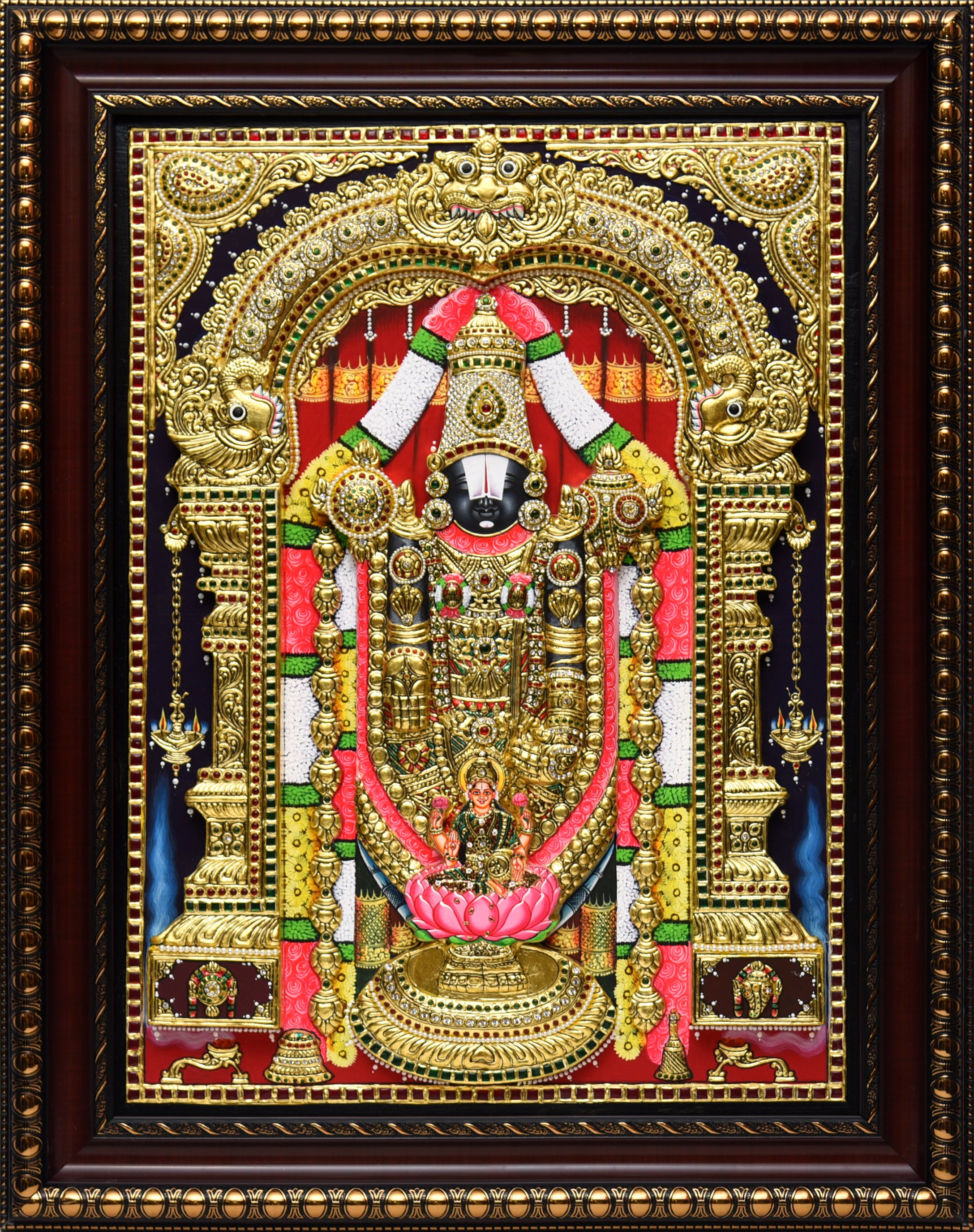 Tp Sup Emb Balaji With Lakshmi ragaarts.myshopify.com