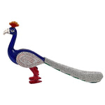 Walking Peacock with stone work & Metal Painting ragaarts.myshopify.com