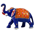 Metal Painted Elephant ragaarts.myshopify.com