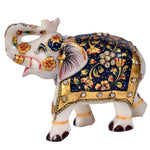 Marble Hand Painted Elephant ragaarts.myshopify.com