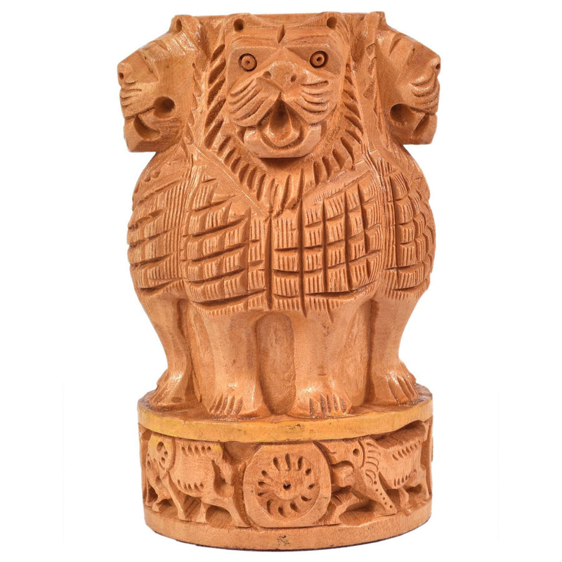 Ashoka Pillar Pen Stand ragaarts.myshopify.com