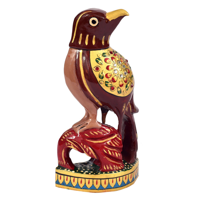 Owl With Amboj Painting ragaarts.myshopify.com