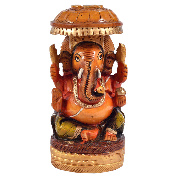 Chattar Ganesha With Wc Painting ragaarts.myshopify.com