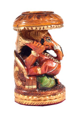 Painted Chattar Ganesha ragaarts.myshopify.com