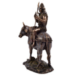 Shiva sitting on Nandi ragaarts.myshopify.com