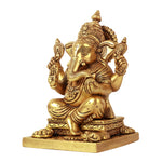 Ganesha Sitting On Chowki 