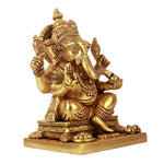Ganesha Sitting On Chowki 