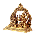 Ganesha With Laxmi Sitting With Arch 